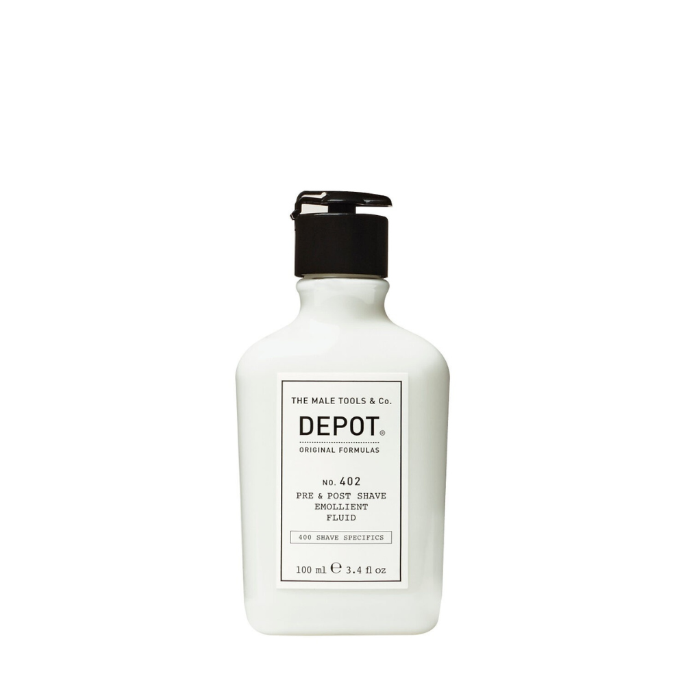 Depot 402 – Pre & Post Shave Emollient Fluid 100ml