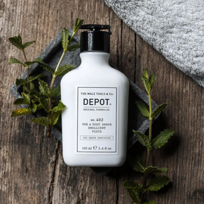 Depot 402 – Pre & Post Shave Emollient Fluid 100ml