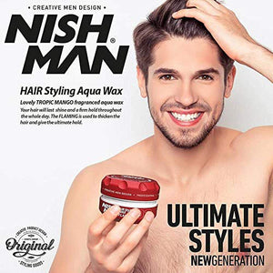 NISHMAN Hair Styling Wax 03 Flaming 150ml.