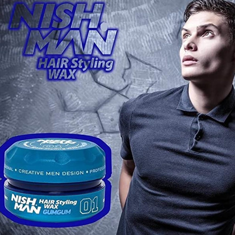 NISHMAN Hair Styling Wax 01 Gum 150ml.