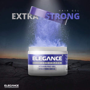 ELEGANCE Strong Hold Hair Styling Gel - Vitamins Protection Hair Gel - 250m